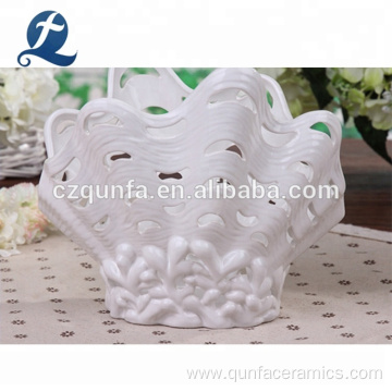 Unique Flower Design Decorative Ceramic Flower Pot